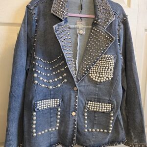 Studded Denim Jacket